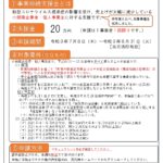 令和3年度　事業継続支援金